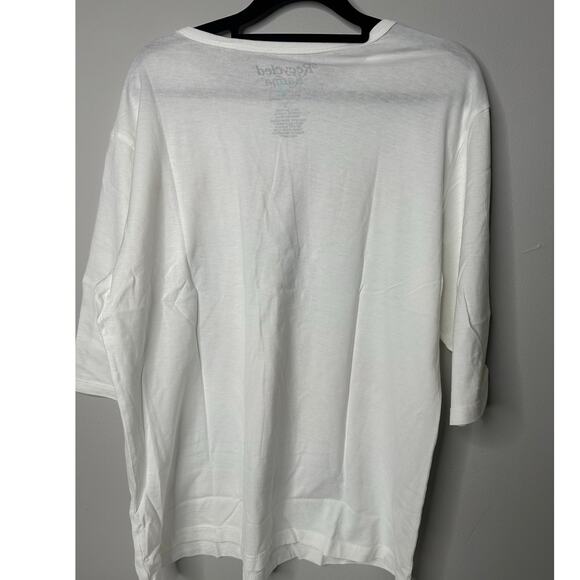 NWT Recycled Karma Journey The Escape Tour T-Shirt White & Pink Sz M - Picture 3 of 3